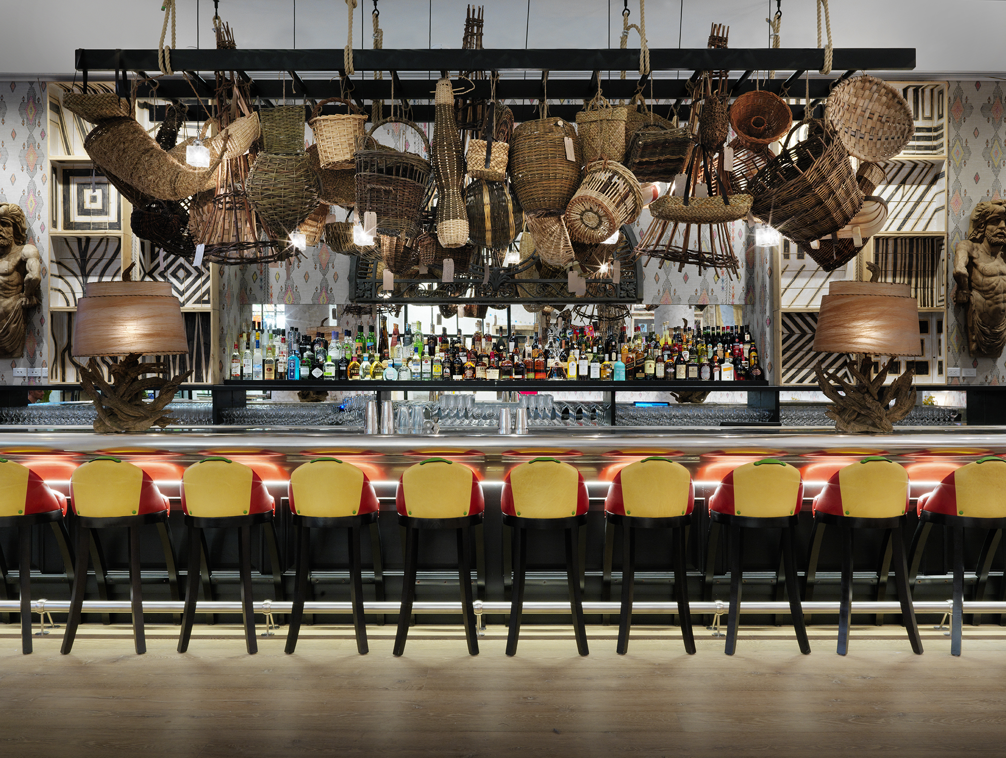 Wide shot of the Bar at The Whitby Hotel