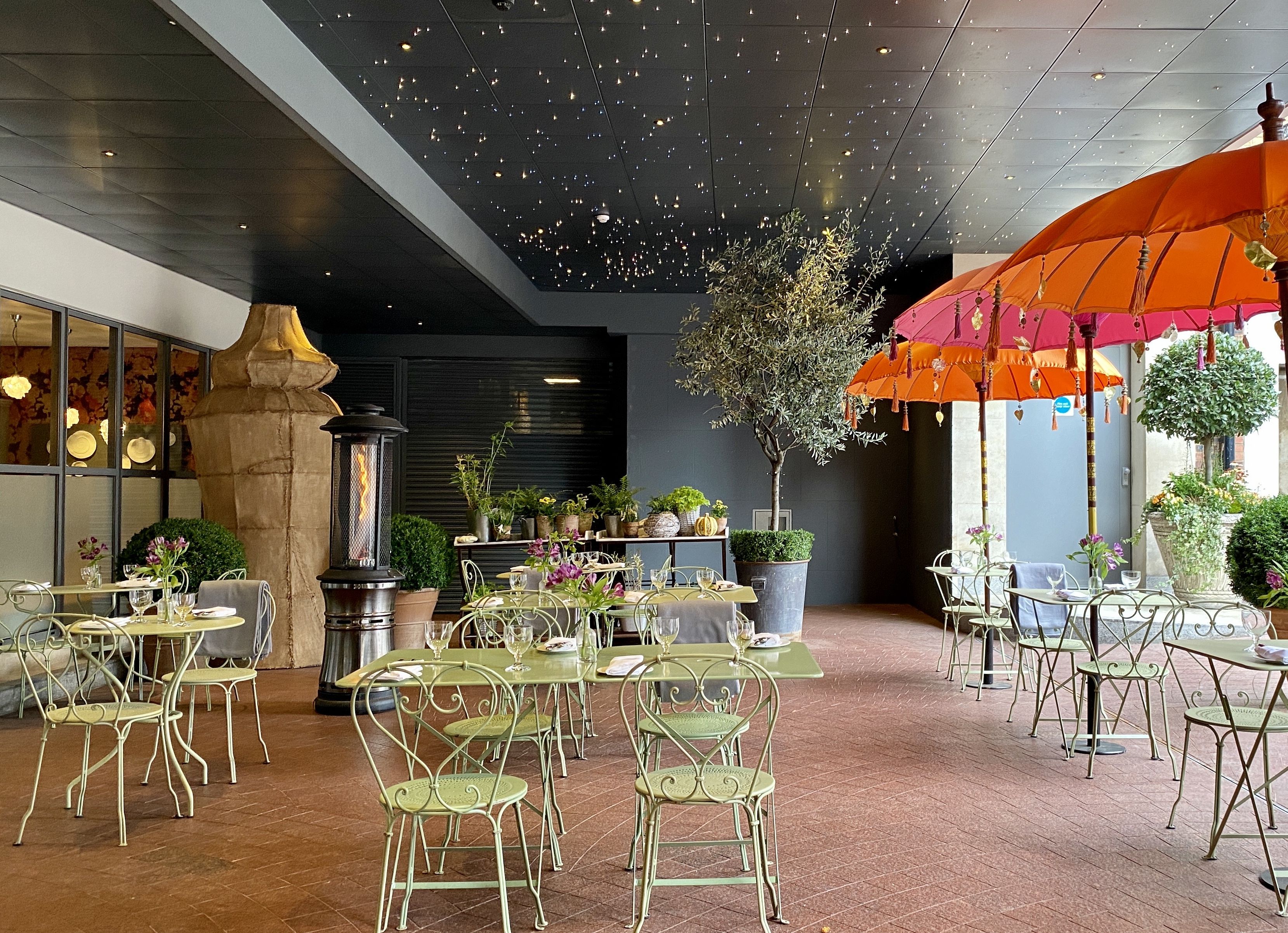 firmdale hotels - heated outdoor dining - the refuel