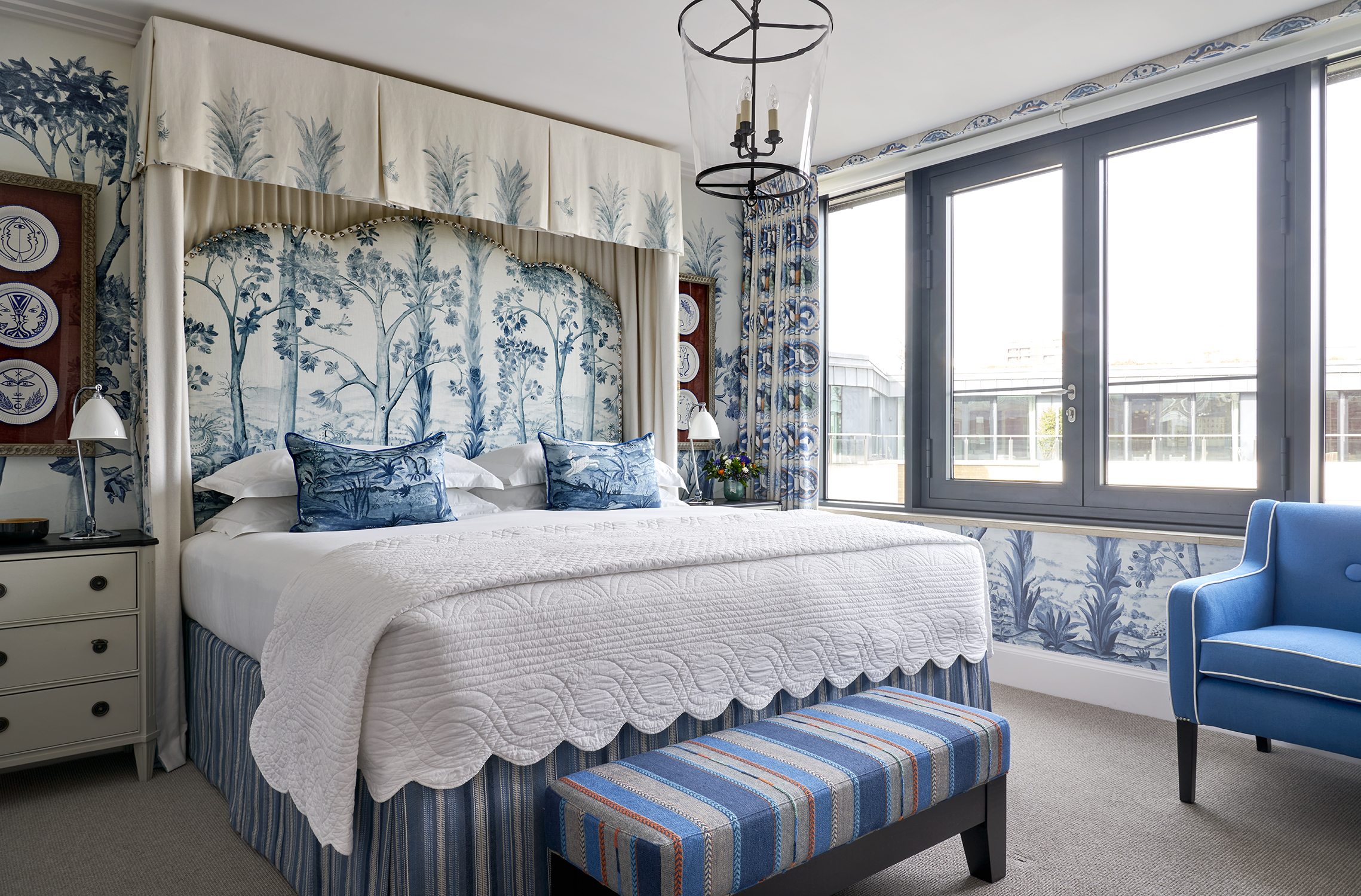 Bedroom shot of Residence 21, a One Bedroom Residence at Ham Yard Hotel