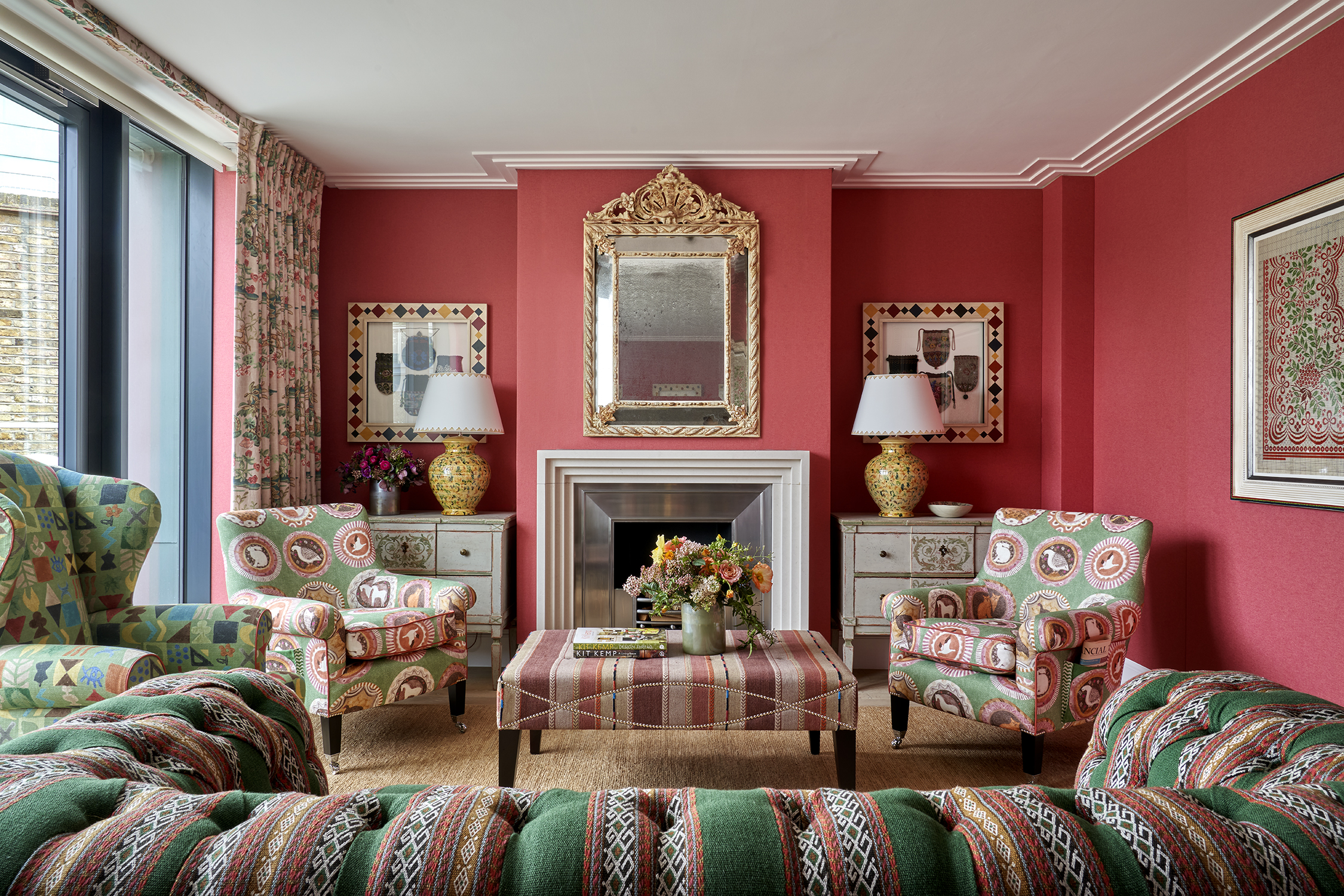 Living room shot of Residence 21, a One Bedroom Residence at Ham Yard Hotel