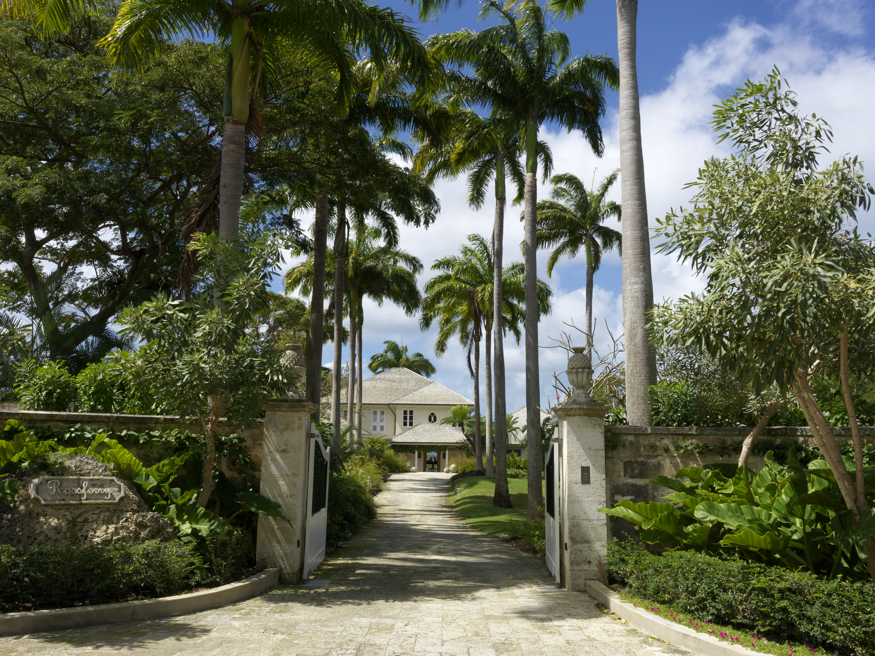 Wide shot of the Exterior of Rossferry.