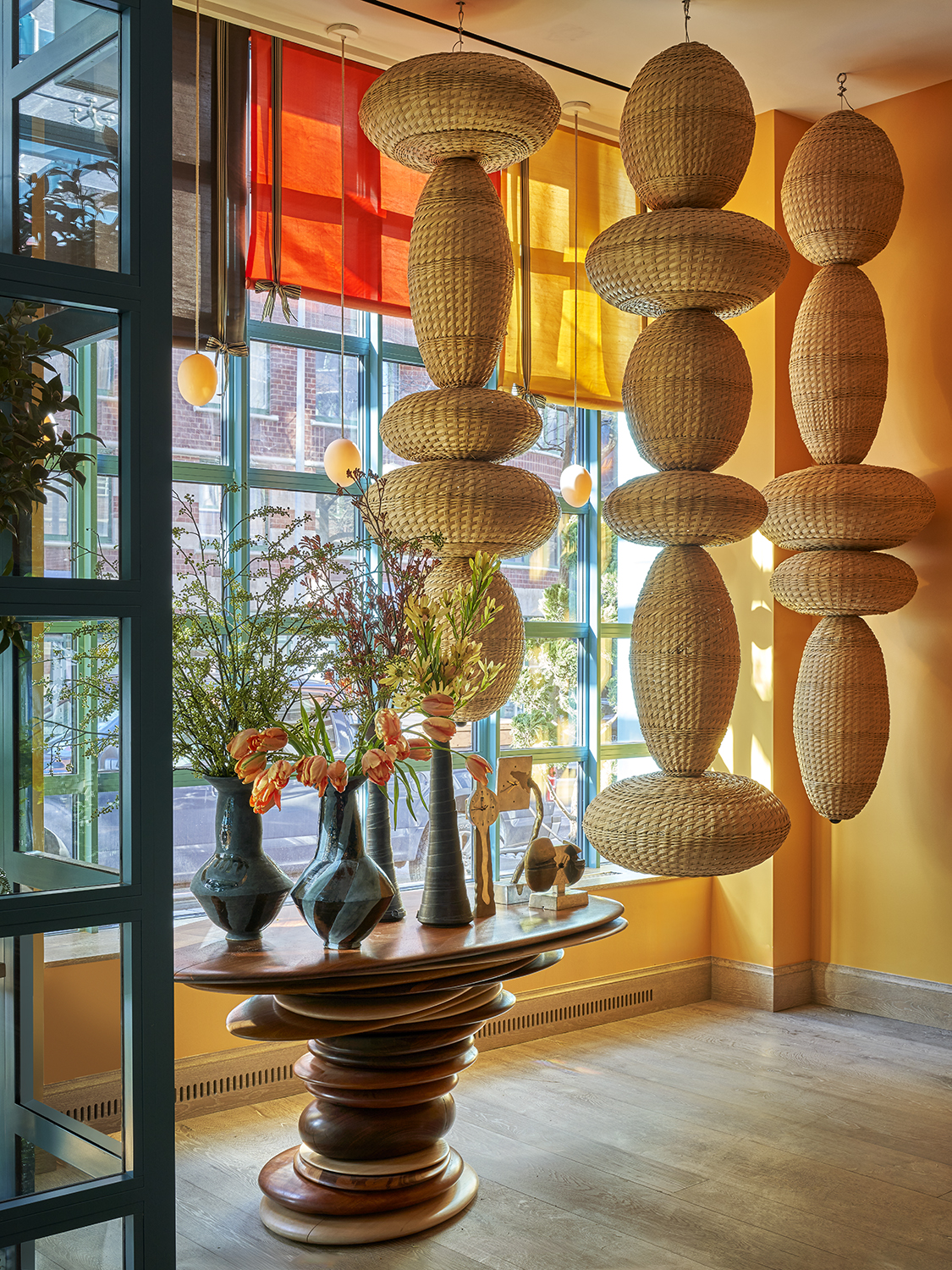 Close up shot of the entrance of the Lobby at Warren Street Hotel