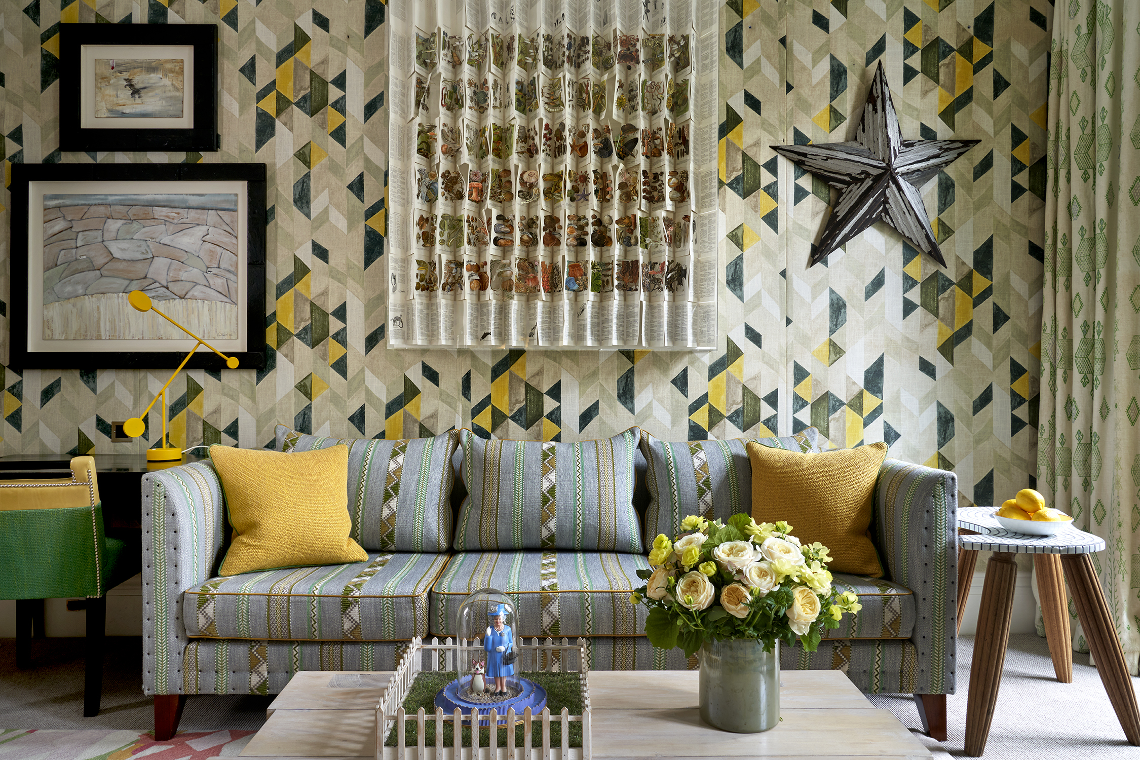 Close shot of the Library at Number Sixteen