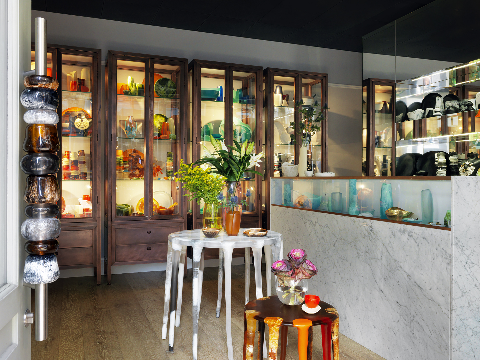 Inside Dinosaur Designs shop in Ham Yard Village