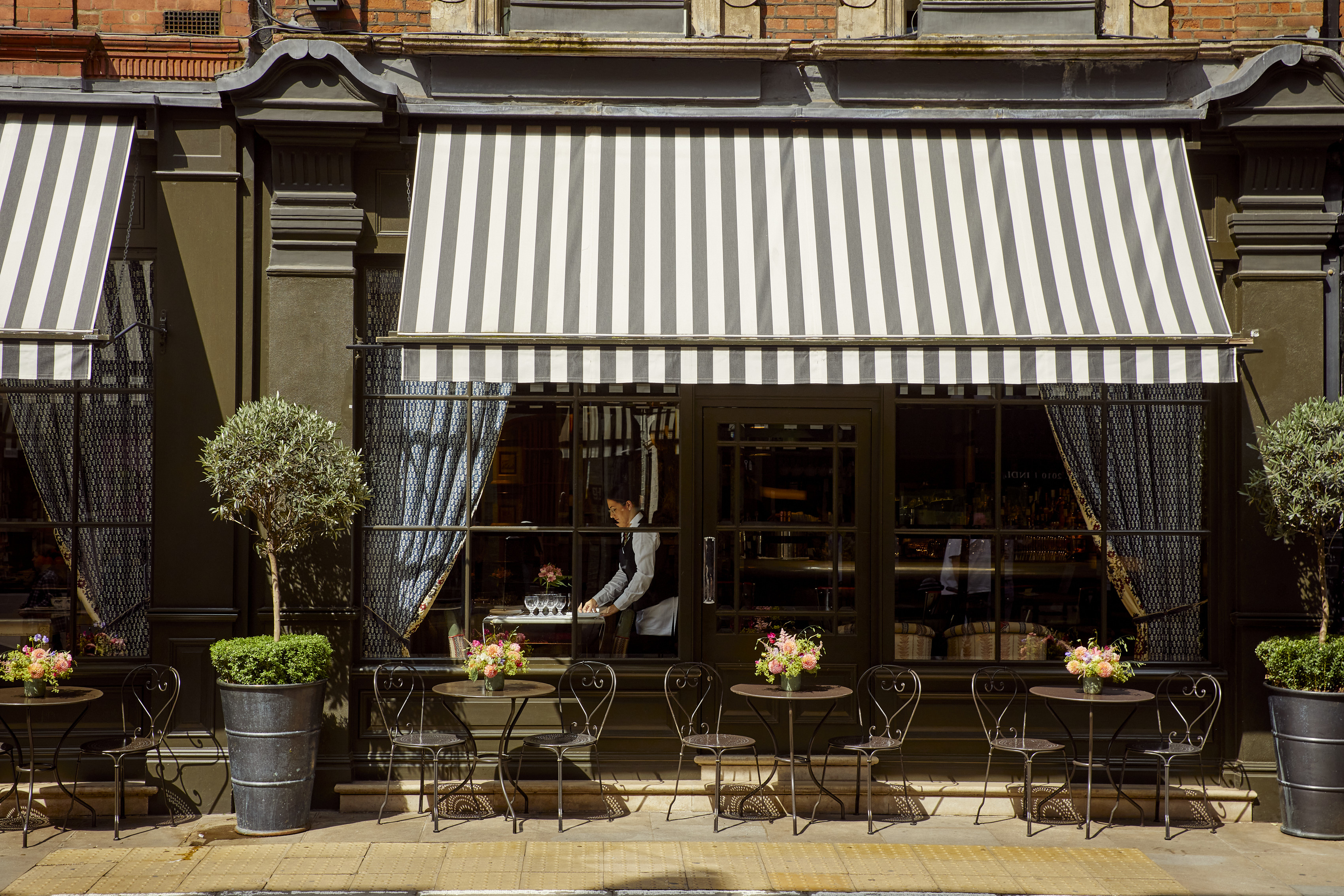 Shot of the exterior of Brasserie Max at Covent Garden Hotel